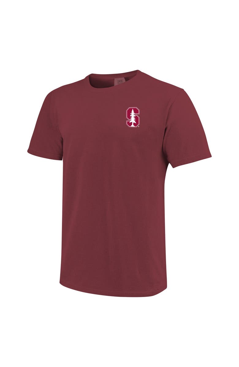 IMAGE ONE Unisex Cardinal Stanford Cardinal Scenic Comfort Colors T-Shirt, Alternate, color, 