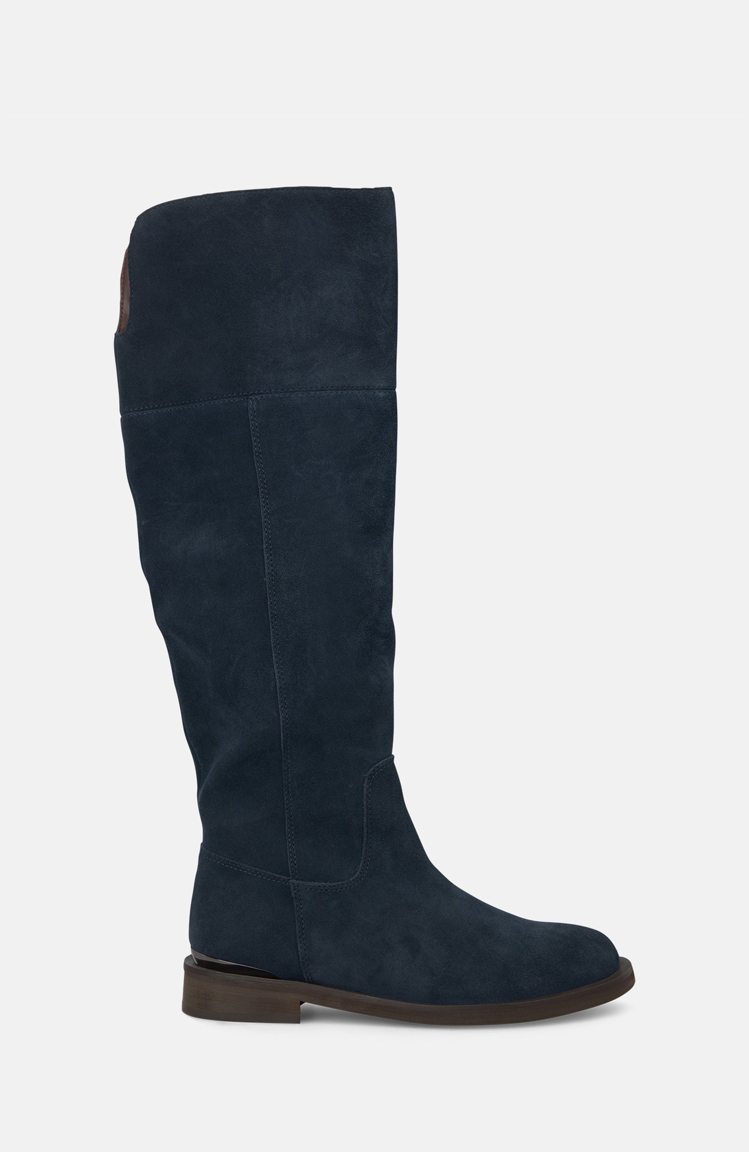 High Flat Boot, Alternate, color, Navy