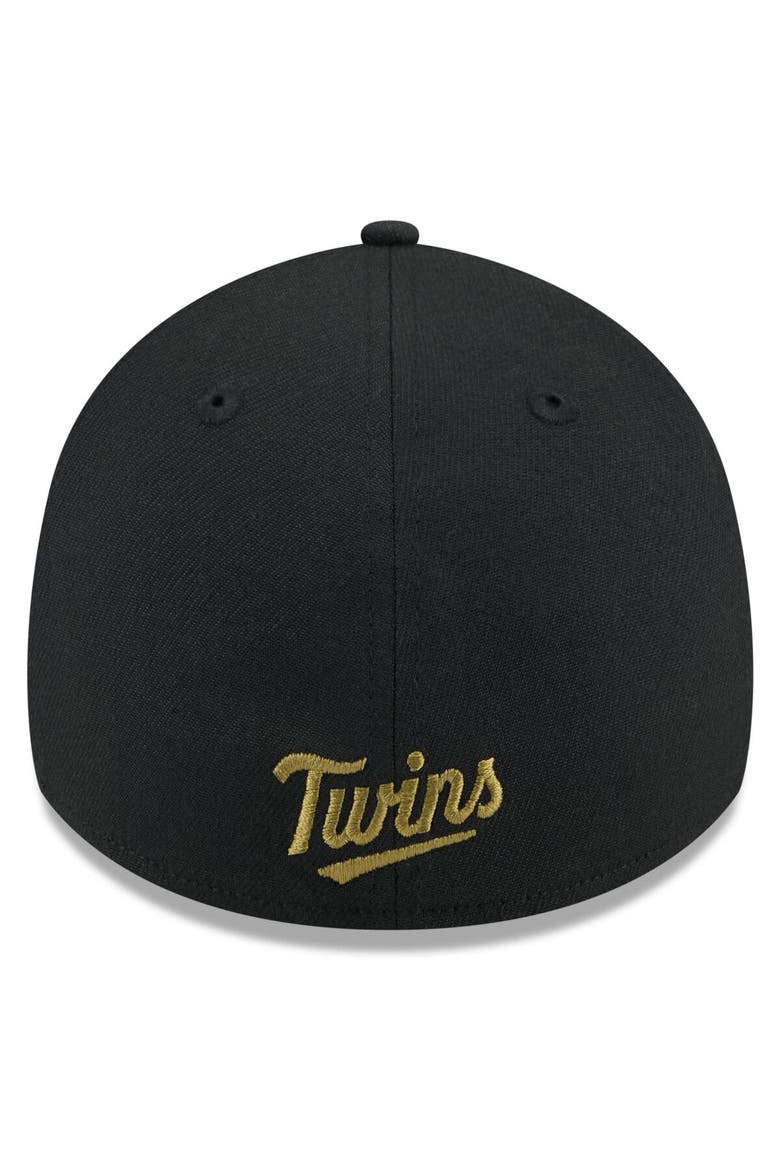 Men's New Era  Black Minnesota Twins 2024 Armed Forces Day 39THIRTY Flex Hat, Alternate, color, Black