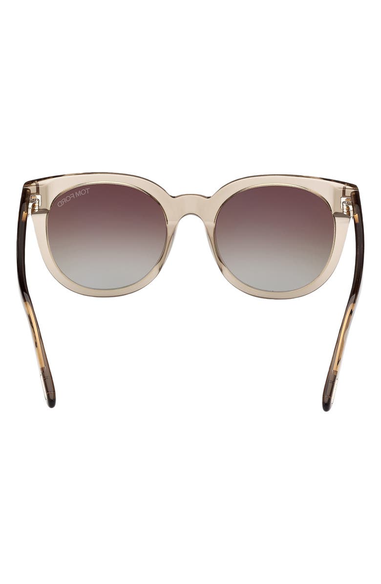 TOM FORD Moira 53mm Gradient Butterfly Sunglasses, Alternate, color,