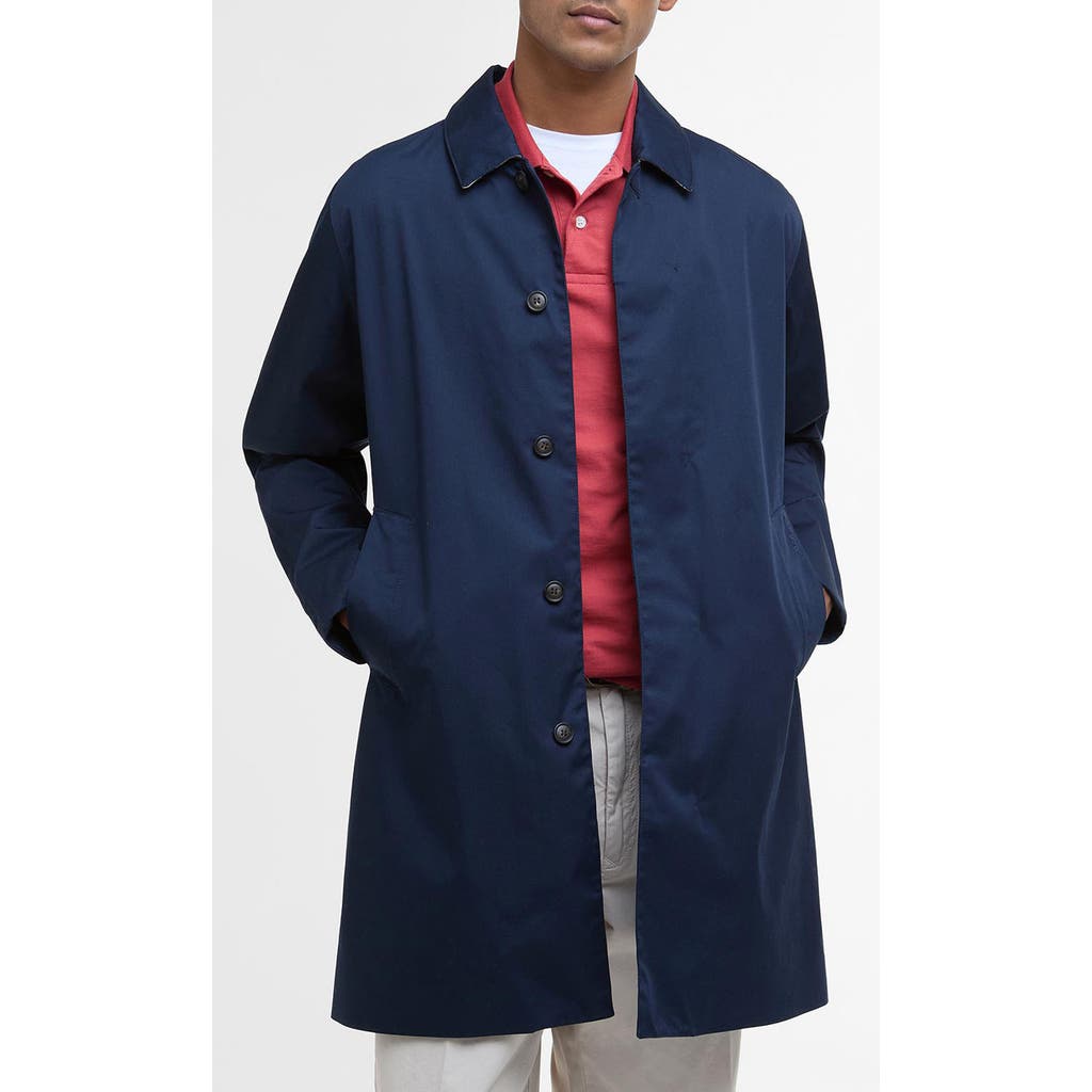 Shop Barbour Rokig Waterproof Jacket In Navy