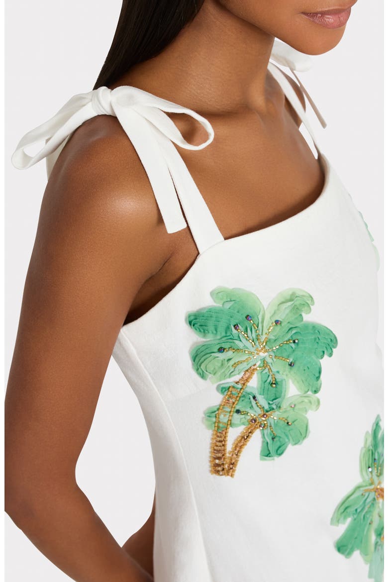 Ceri Embroidered Cotton Cover-Up Dress, Alternate, color, WHITE MULTI