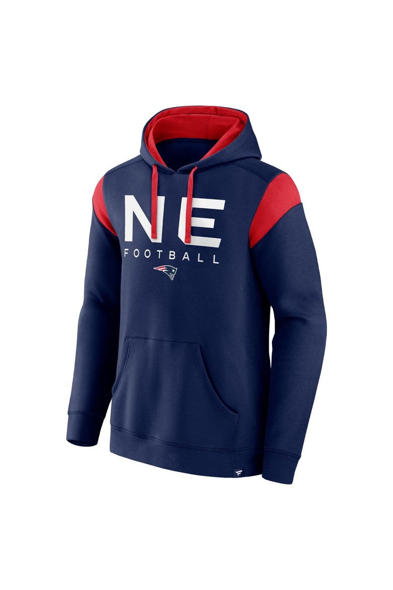 Men's Fanatics Navy New England Patriots Call The Shot Pullover Hoodie, Alternate, color, Navy