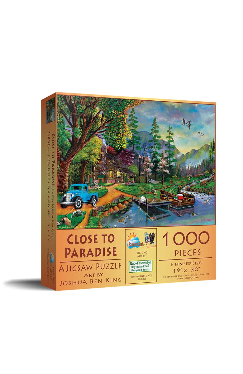 Sunsout Close to Paradise 1000 piece Jigsaw Puzzle for Adults, Main, color, Multicolor