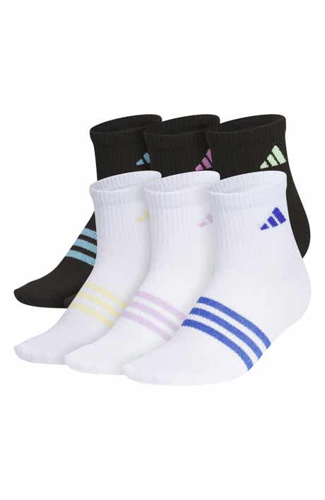 adidas Kids' Superlire 3.0 6-Pack Quarter Socks