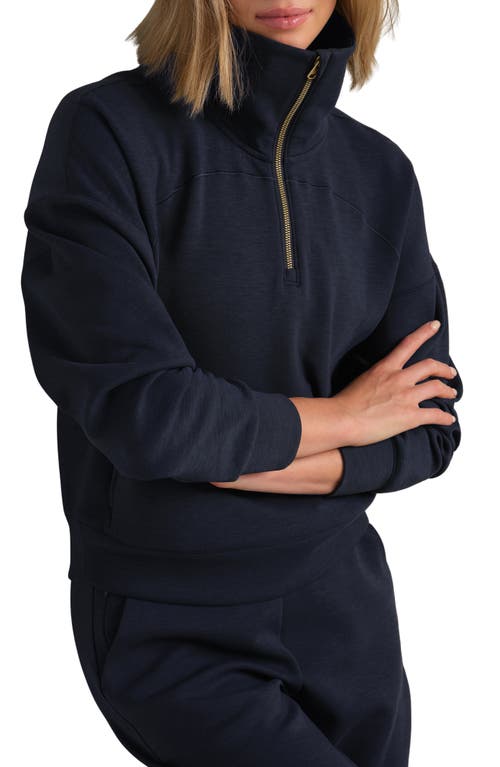 Rhone Dreamglow Half Zip In Blue