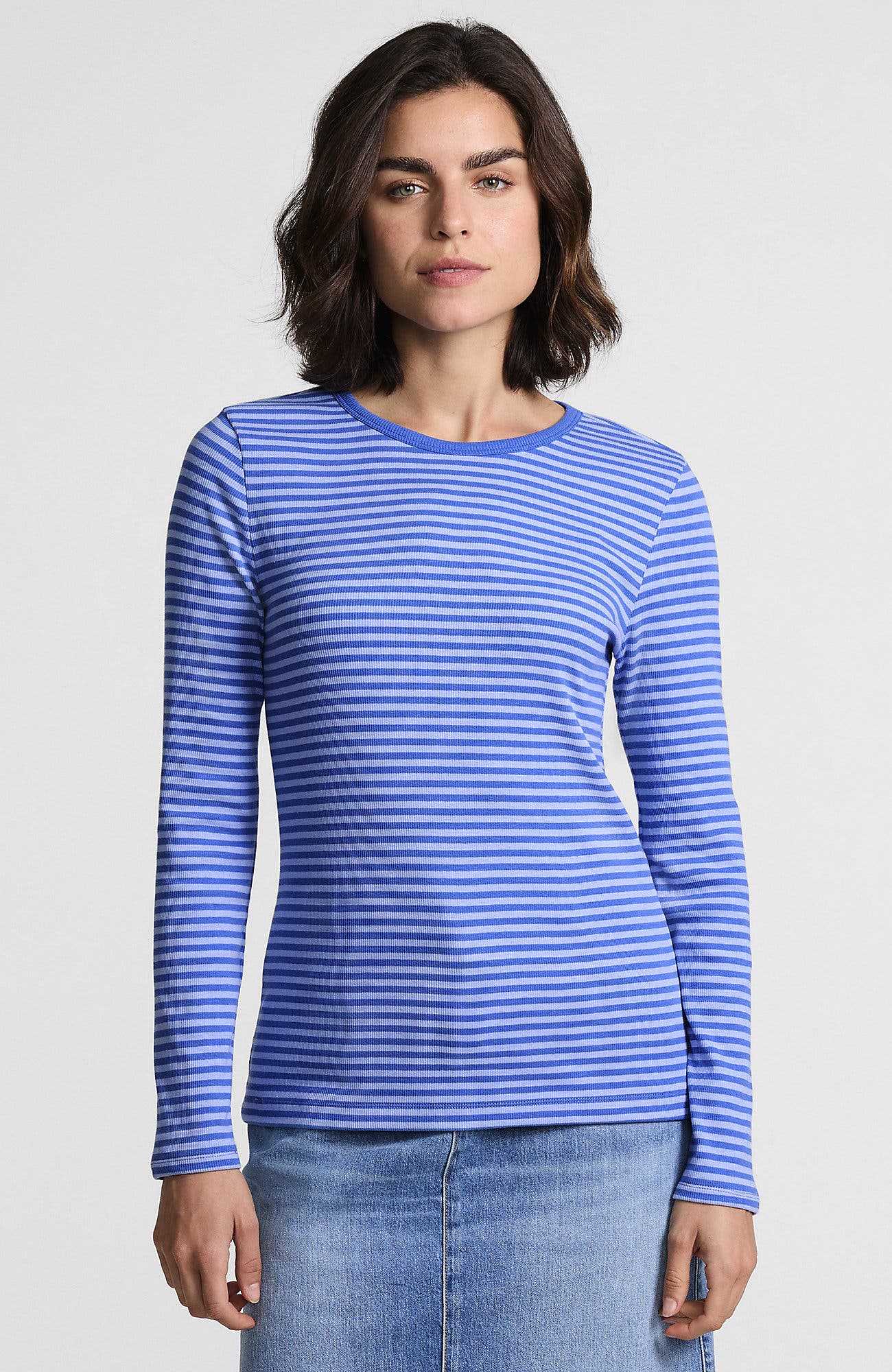 Muted Cobalt/Sky Stripe