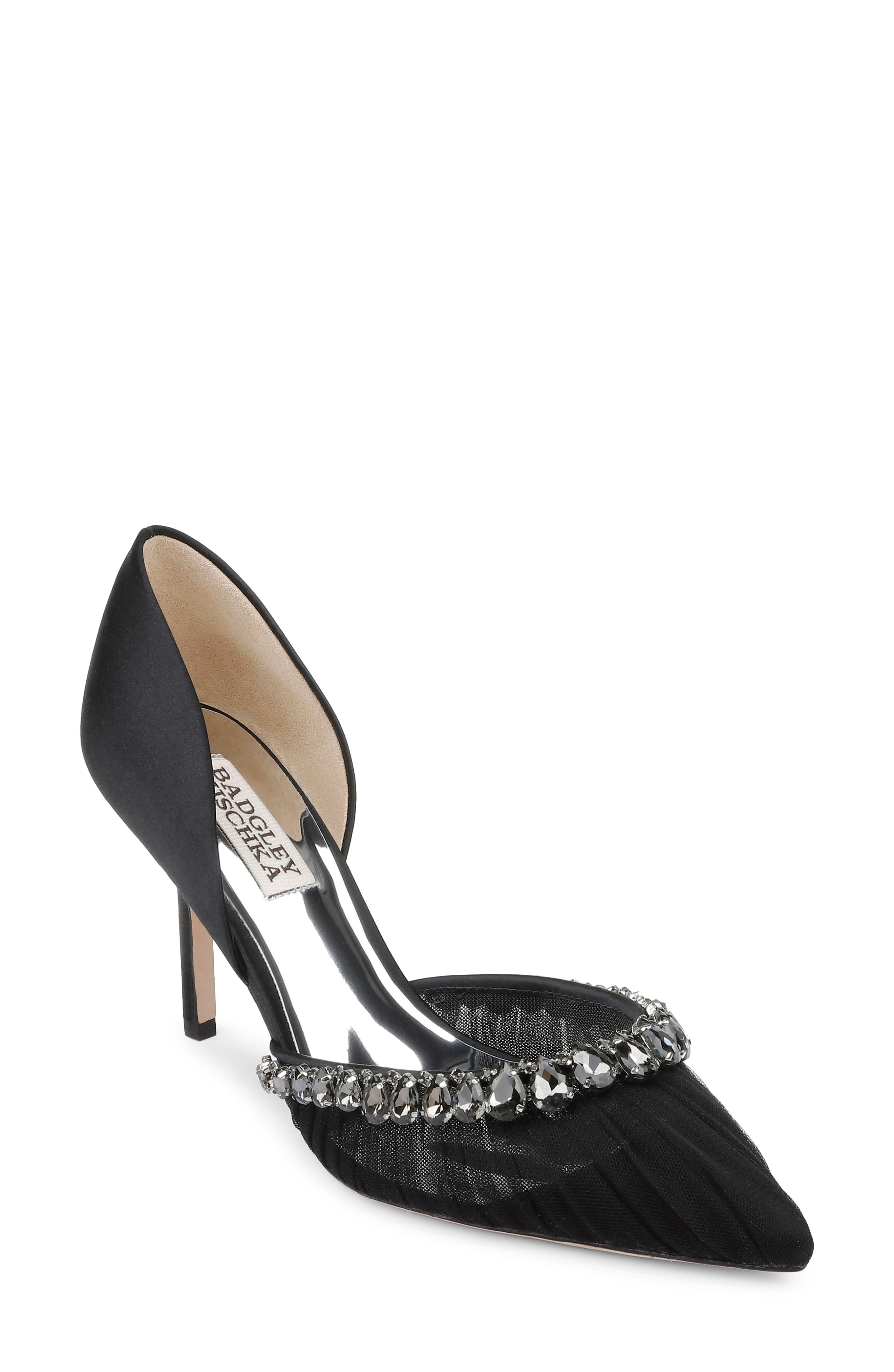 Badgley Mischka Collection Everley Pointed Toe d'Orsay Pump, Main, color, 