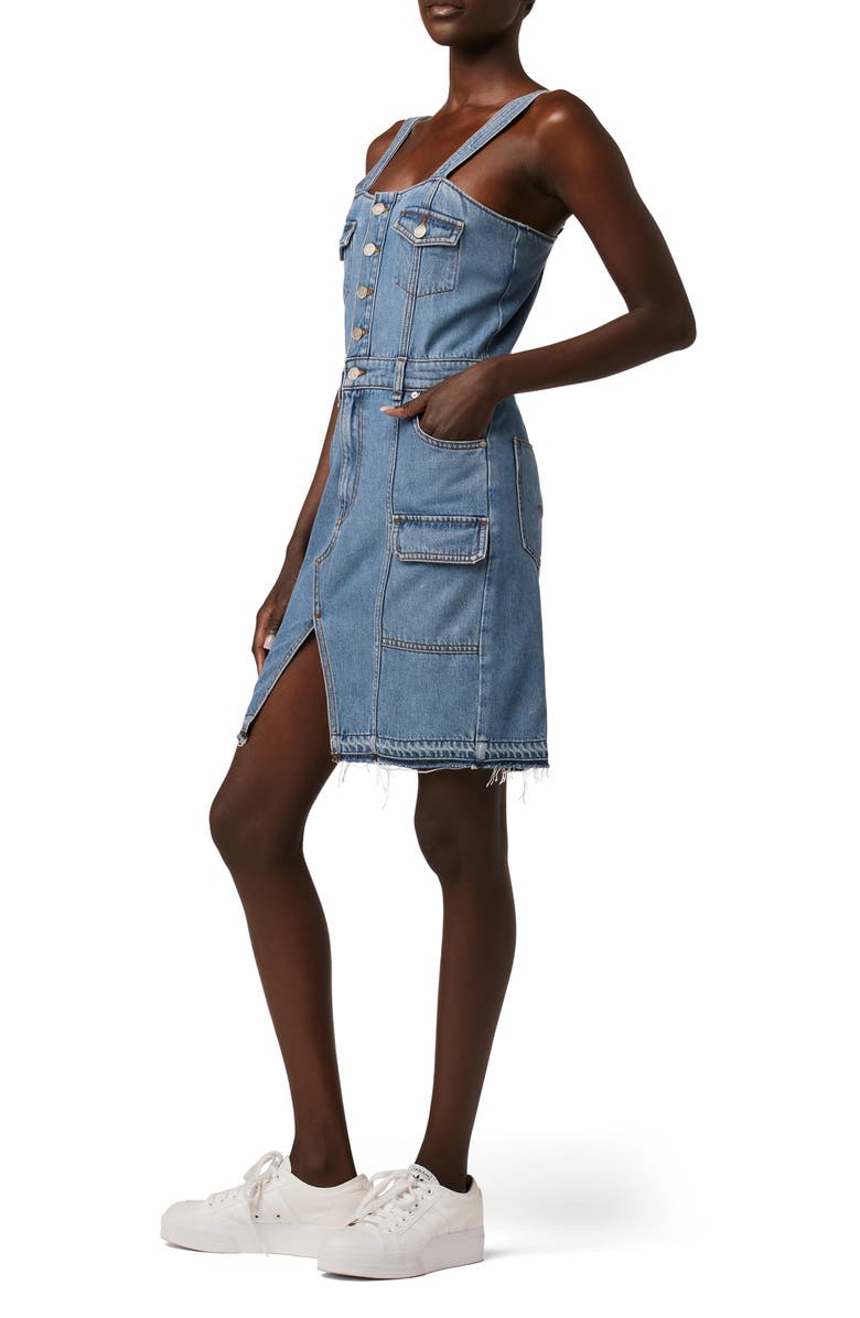 Hudson Jeans Cargo Denim Dress, Alternate, color, 