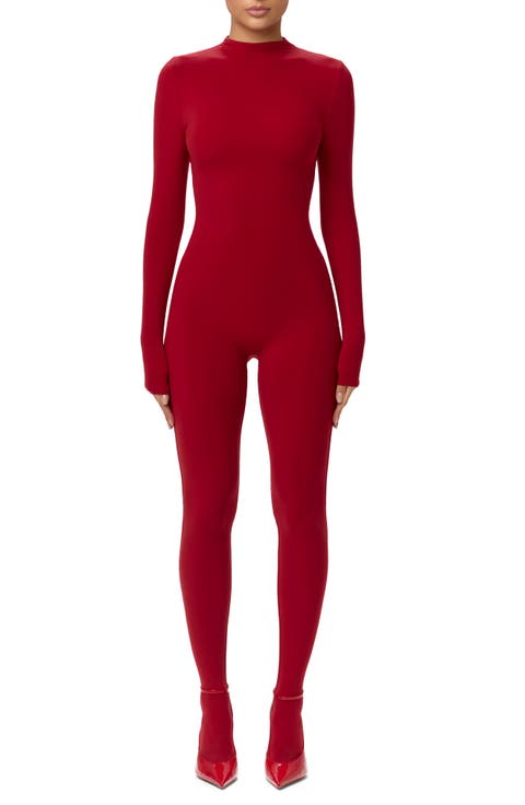 Long Sleeve Closed Toe Jumpsuit