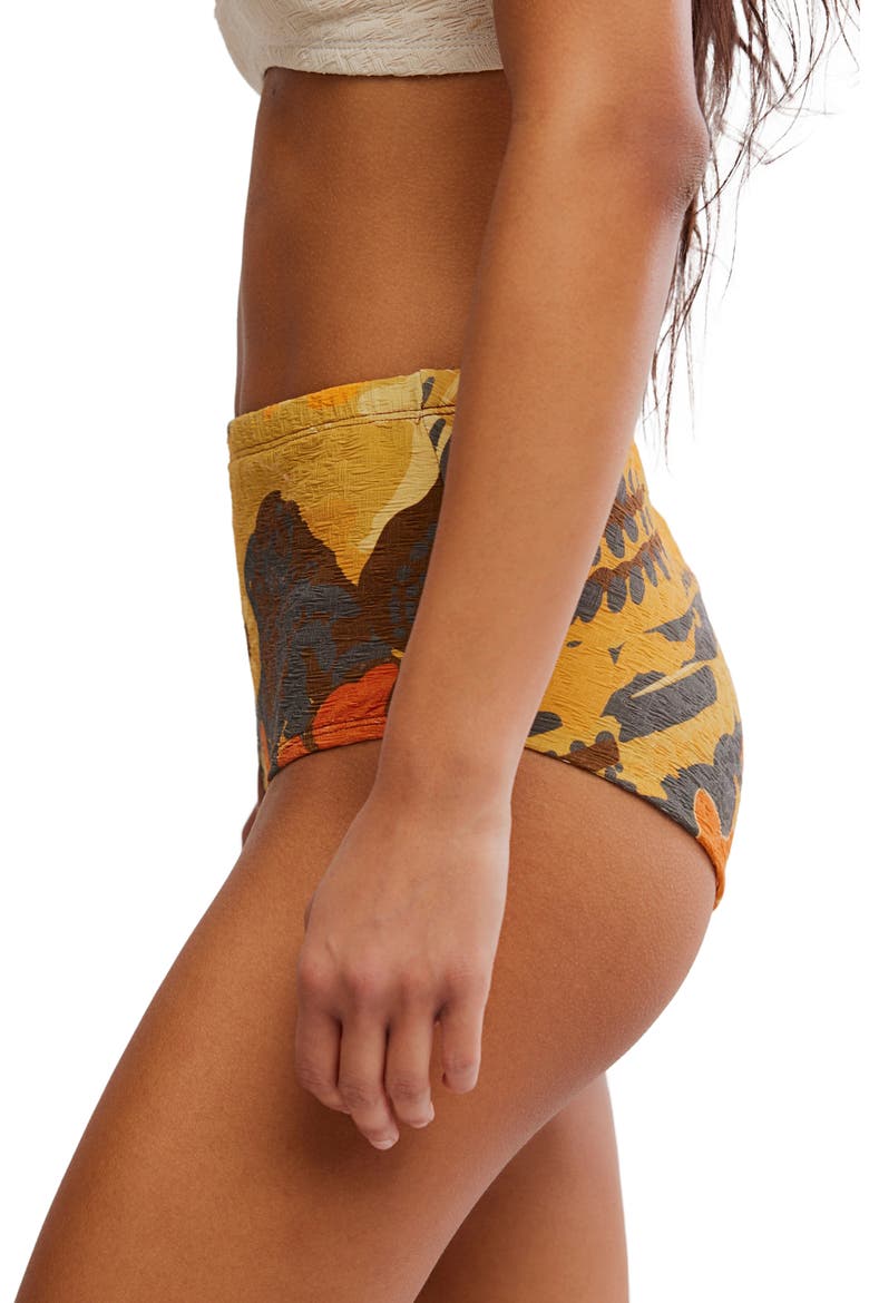 Billie High Waist Bikini Bottoms, Alternate, color, BOSSA NOVA BLOOMS