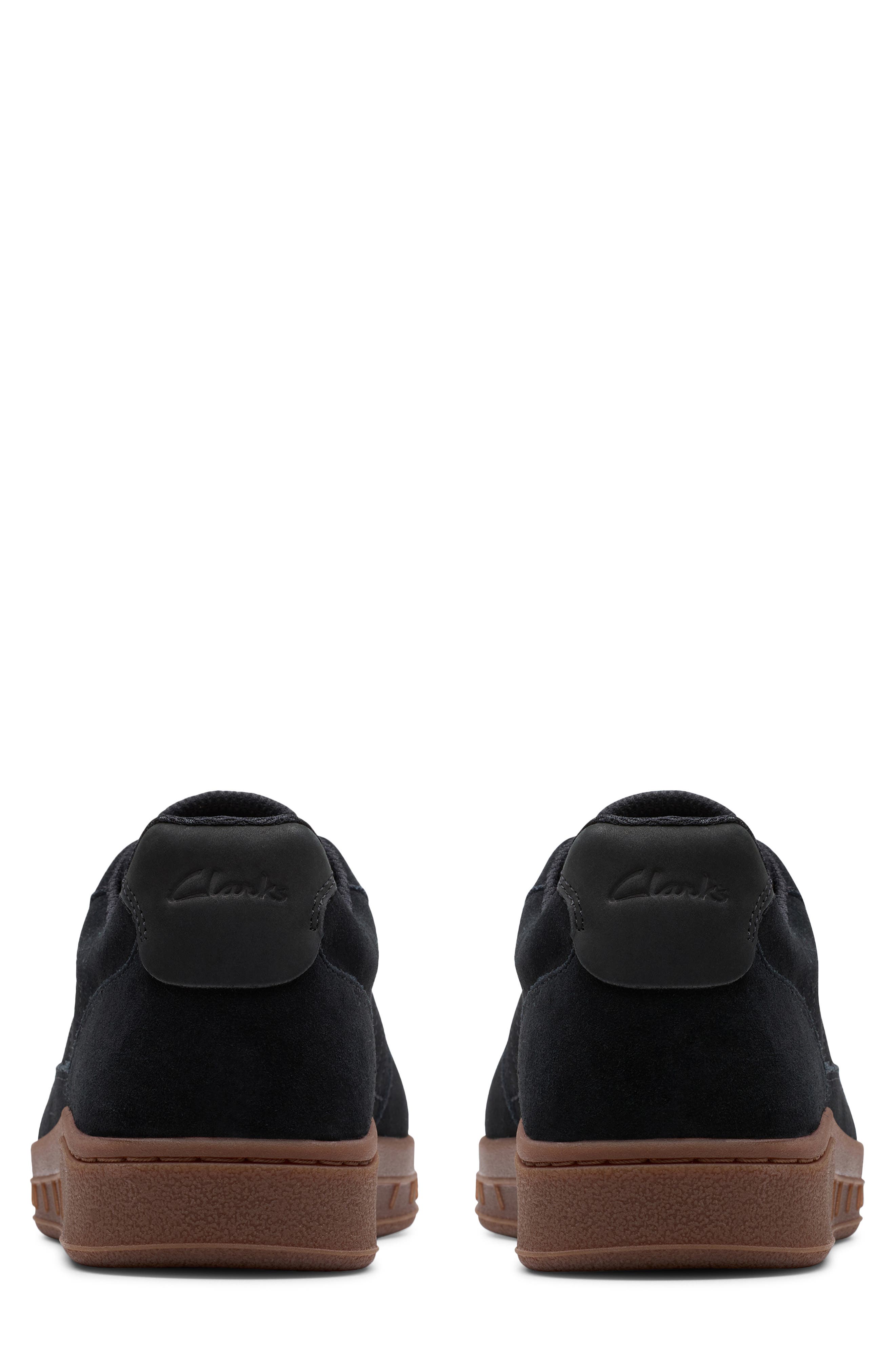 Clarks<sup>®</sup> CraftRally Ace Sneaker, Alternate, color, Black Suede