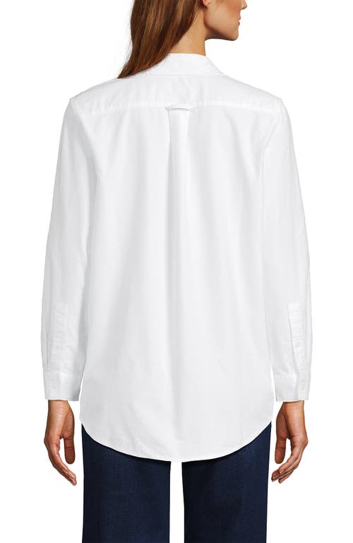 Lands' End Oxford Shirt In White