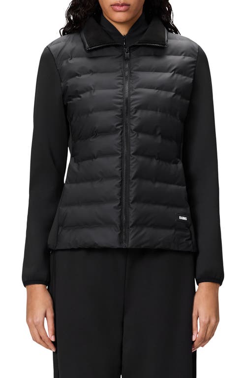 Rains Safi Hybrid Curve Jacket In Black