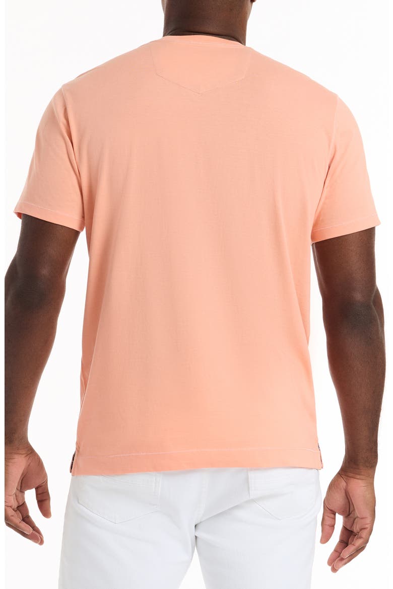Damien V-Neck T-Shirt, Alternate, color, PEACH