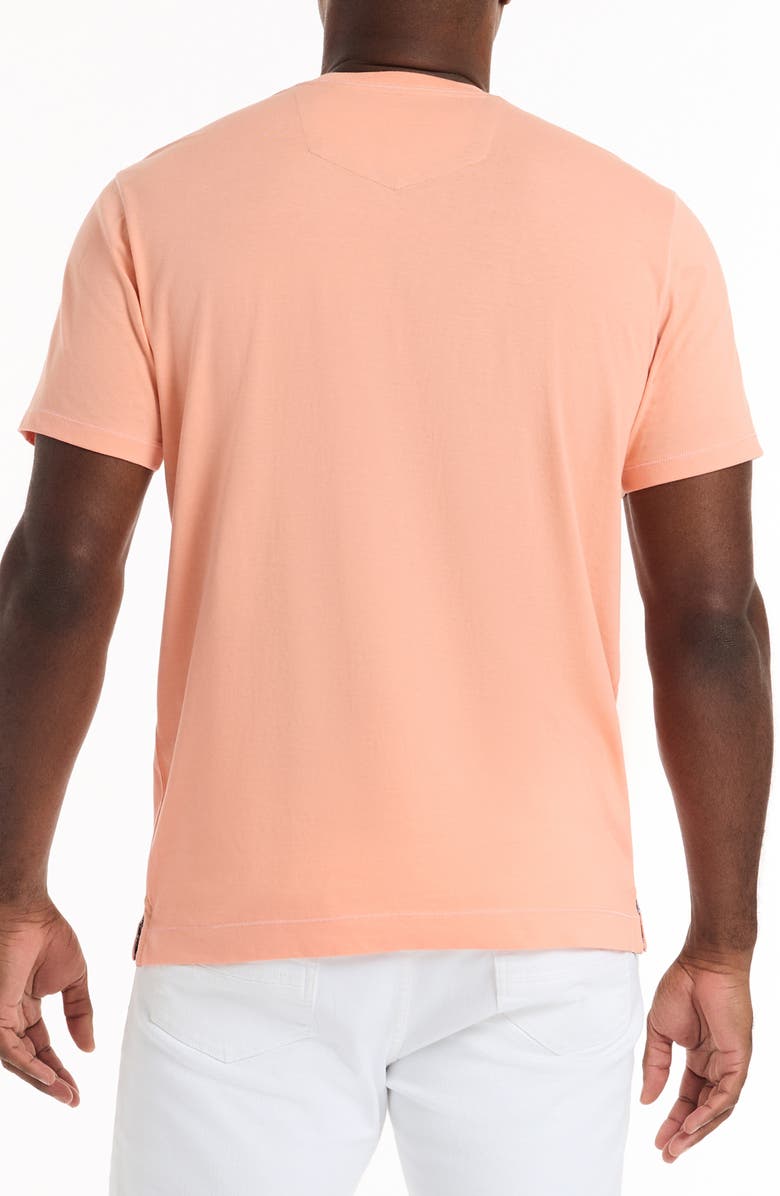 Robert Graham Damien V-Neck T-Shirt, Alternate, color, Peach