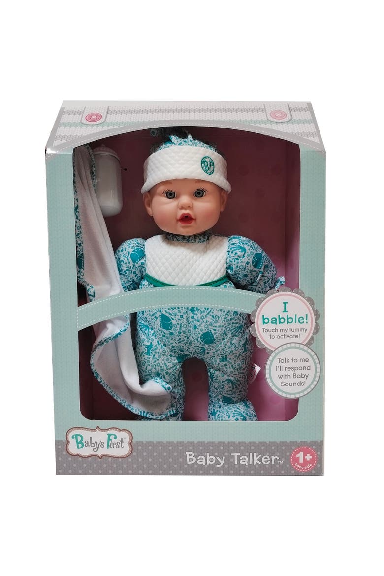 Baby Talker Interactive Baby Doll, Alternate, color, Multicolored