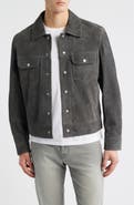 FRAME Suede Trucker Jacket