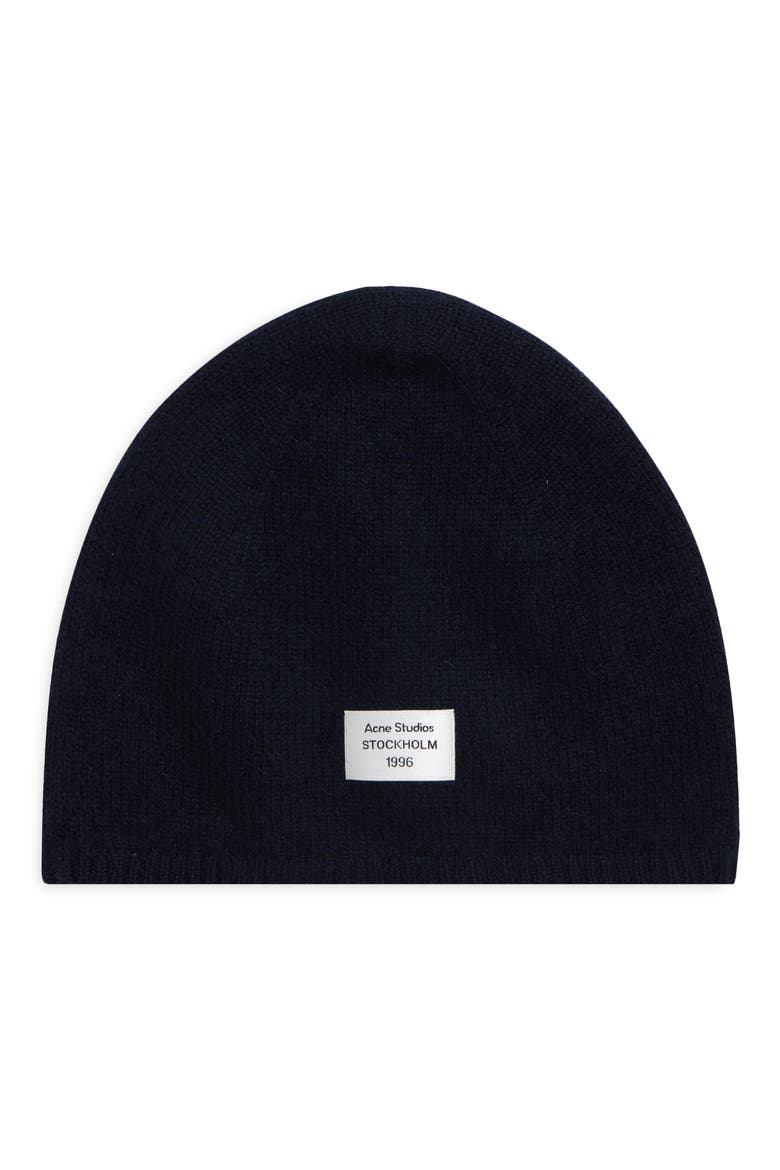 Kassia Cashmere Beanie, Main, color, INK BLUE