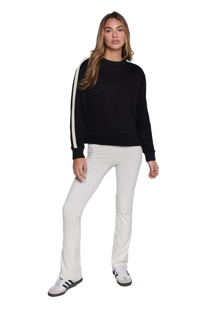 Sideline Fleece Sweatshirt, Main, color, Black/Sand