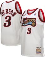 Mitchell & Ness Men's Mitchell & Ness Allen Iverson White Philadelphia 76ers 2000 NBA All-Star Game Authentic Jersey