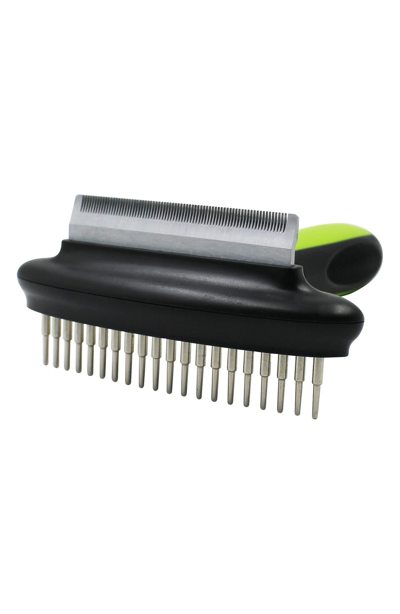 PET LIFE Flex Series 2-in-1 Dual-Sided Grooming Undercoat Pet Rake and ...