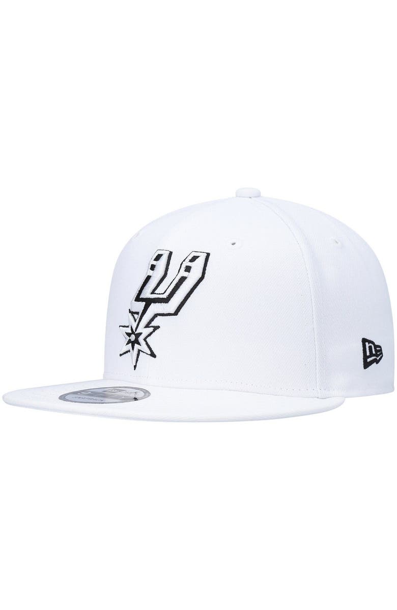 New Era Men's New Era White San Antonio Spurs Color Pop 9FIFTY Snapback Hat, Main, color, 