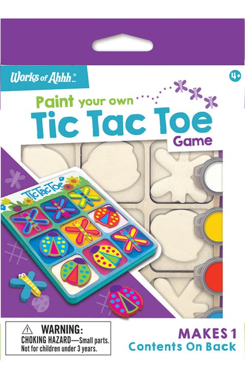 Tic Tac Toe - Wood Craft & Paint Kit