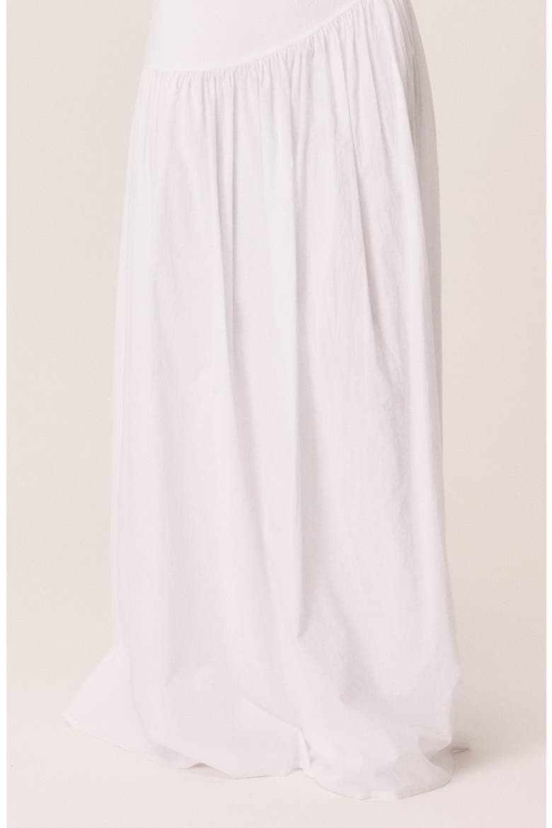 Ambiente Cotton Maxi Skirt, Alternate, color, WHITE