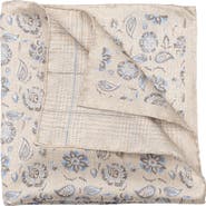 Elizabetta Enzo - Double Sided Silk Pocket Square for Men