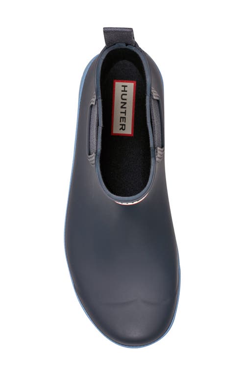 Hunter Original Waterproof Chelsea Rain Boot In Blue