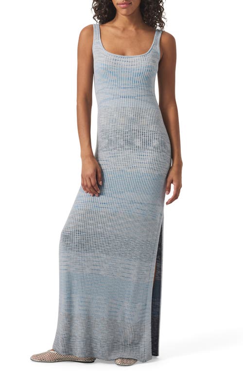 Splendid Adalyn Sleeveless Ribbed Sweater Dress In Blue Multi
