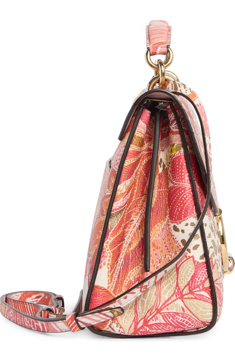 FERRAGAMO Margot Gancio Leather Handbag, Alternate, color, Pink Multi