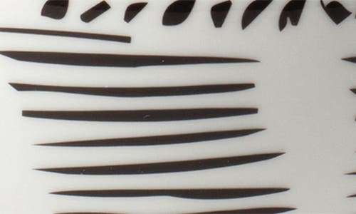 Misette Set-of-four Line Drawing Porcelain Cereal Bowls In Black/white