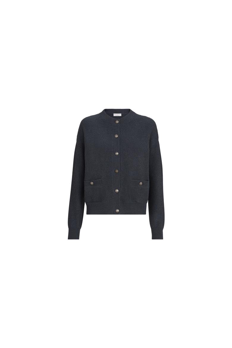 Sparkling cashmere cardigan, Alternate, color, Blue