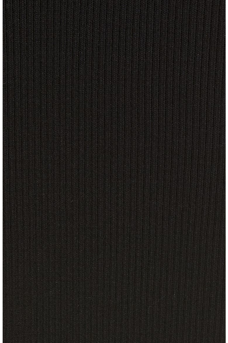 Skinny Ribbed Sweater Midi Skirt, Alternate, color, BLACK