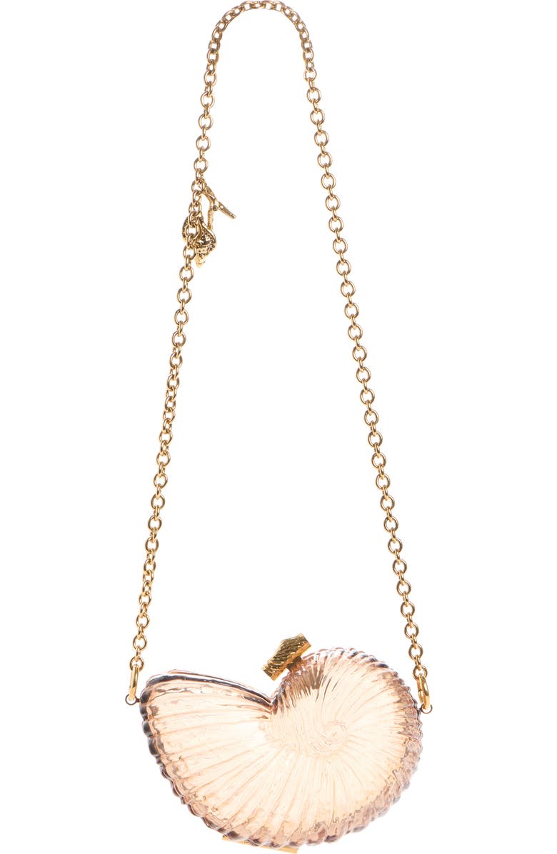 Chloé Sea Treasures Clutch, Alternate, color, Woodrose