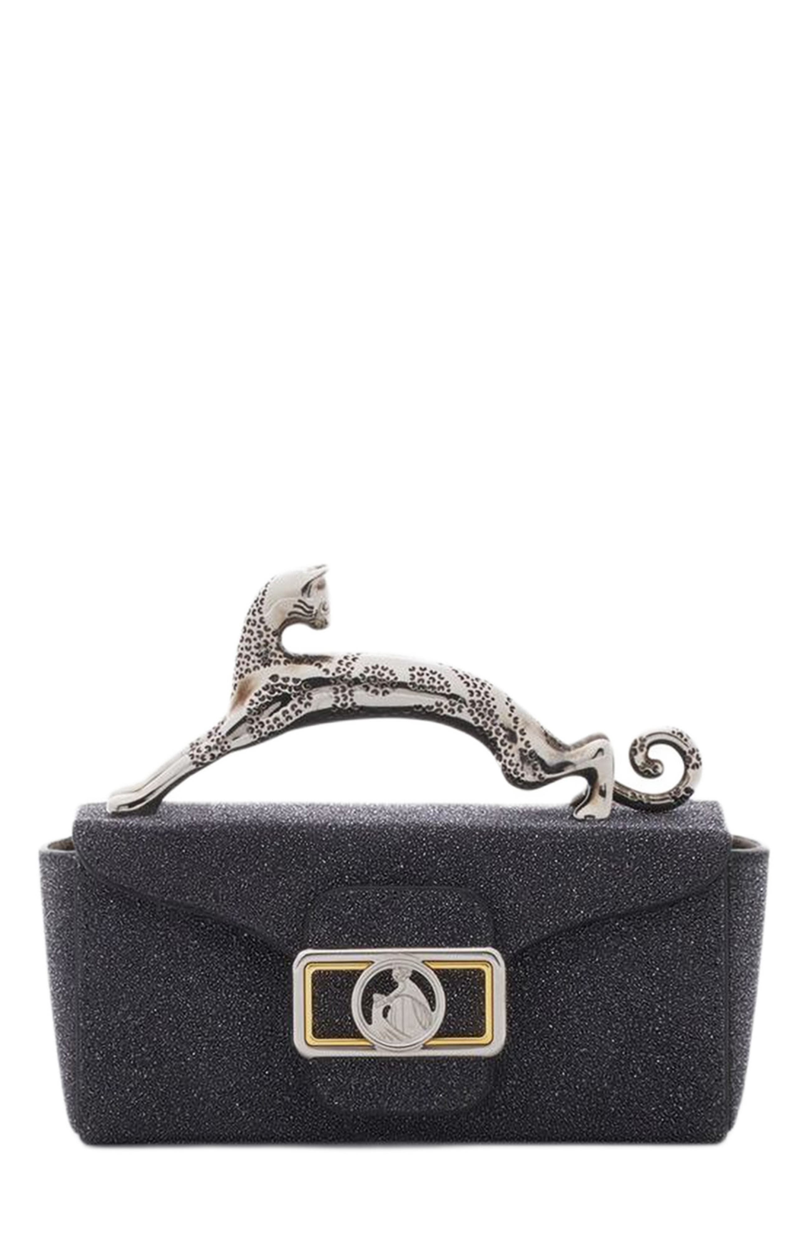 Lanvin Micro Pencil Cat Bag In Suede (Women) | Nordstrom