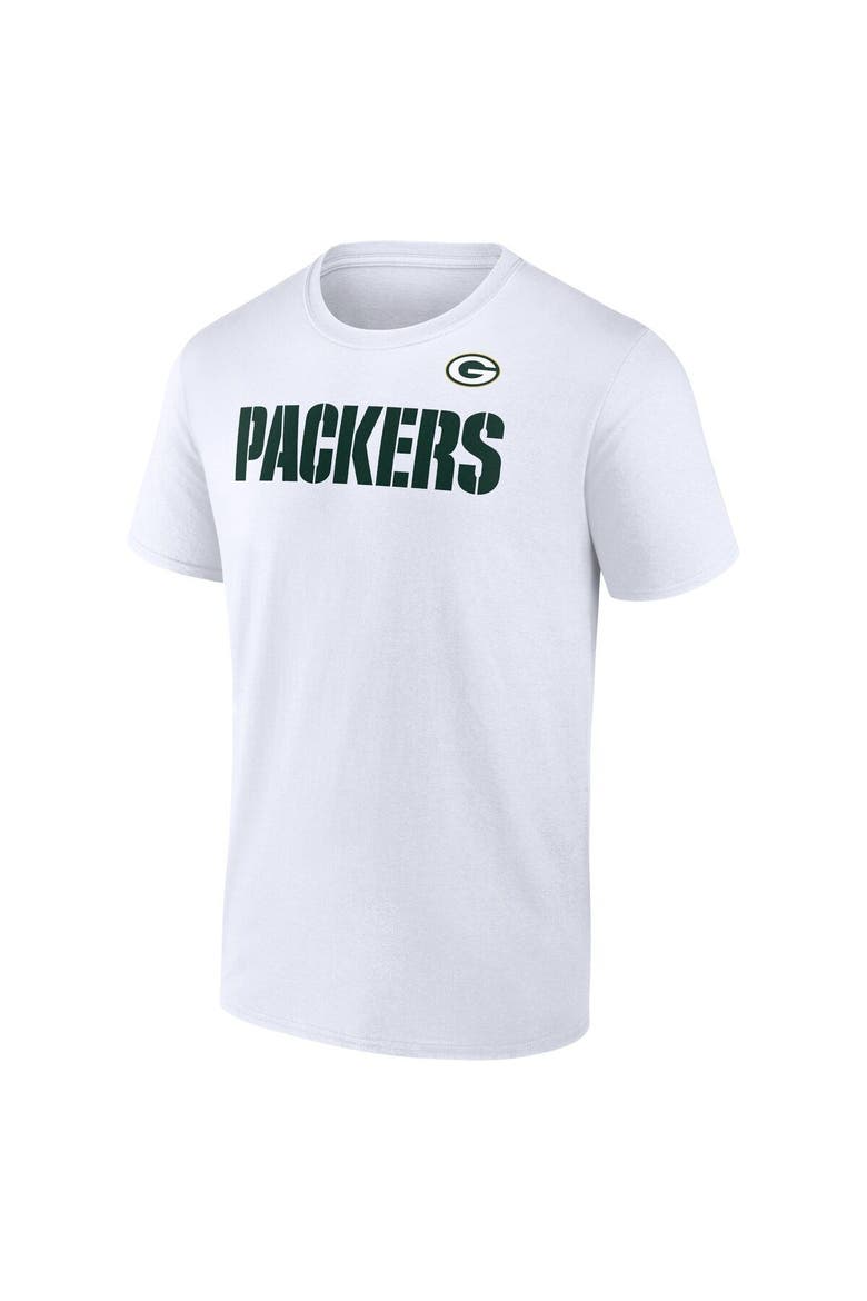 Men's Fanatics Branded White Green Bay Packers Big & Tall Hot Shot T-Shirt, Alternate, color, White
