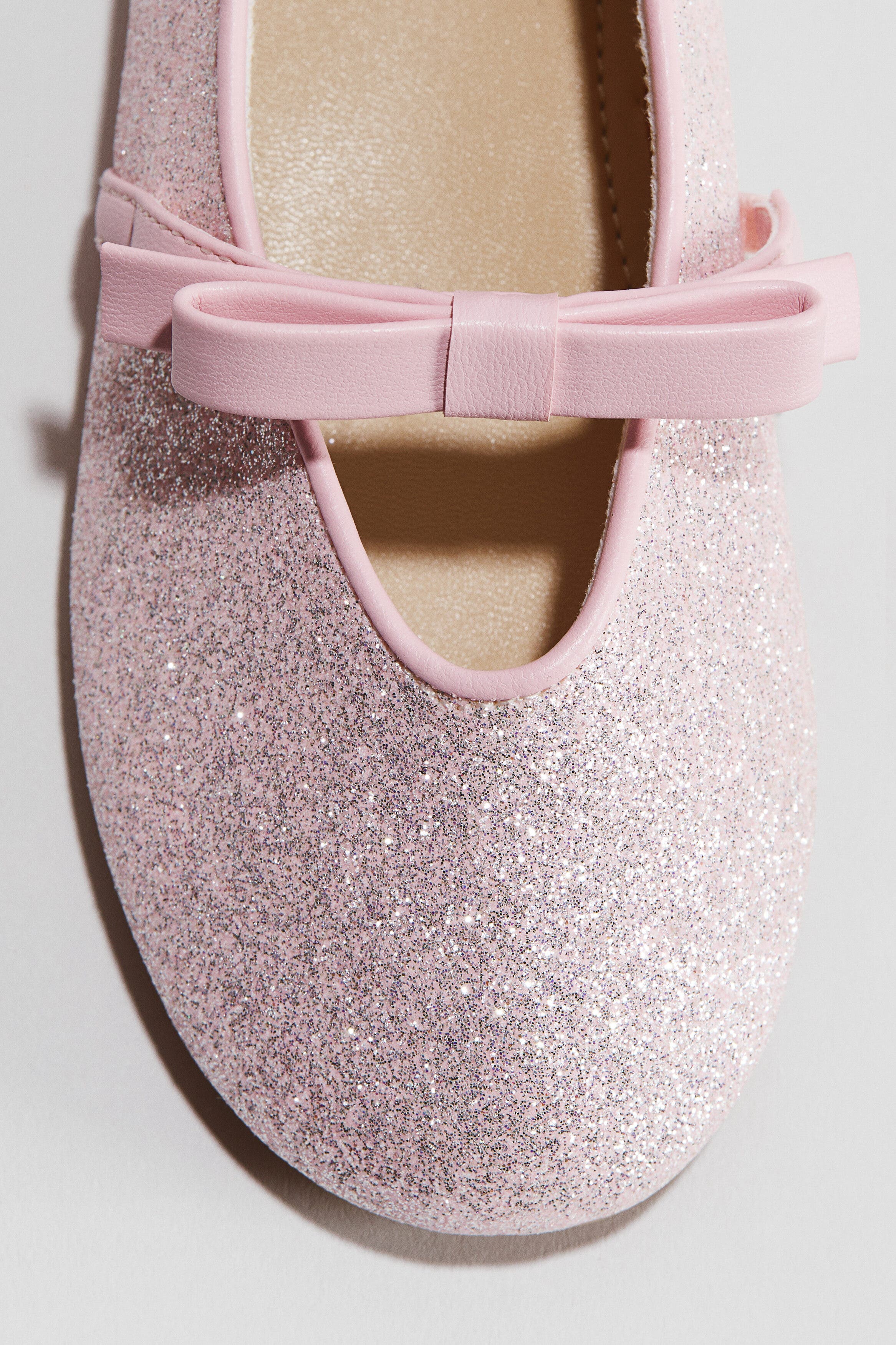 H&M Ballet Pumps, Alternate, color, Light Pink/Glittery
