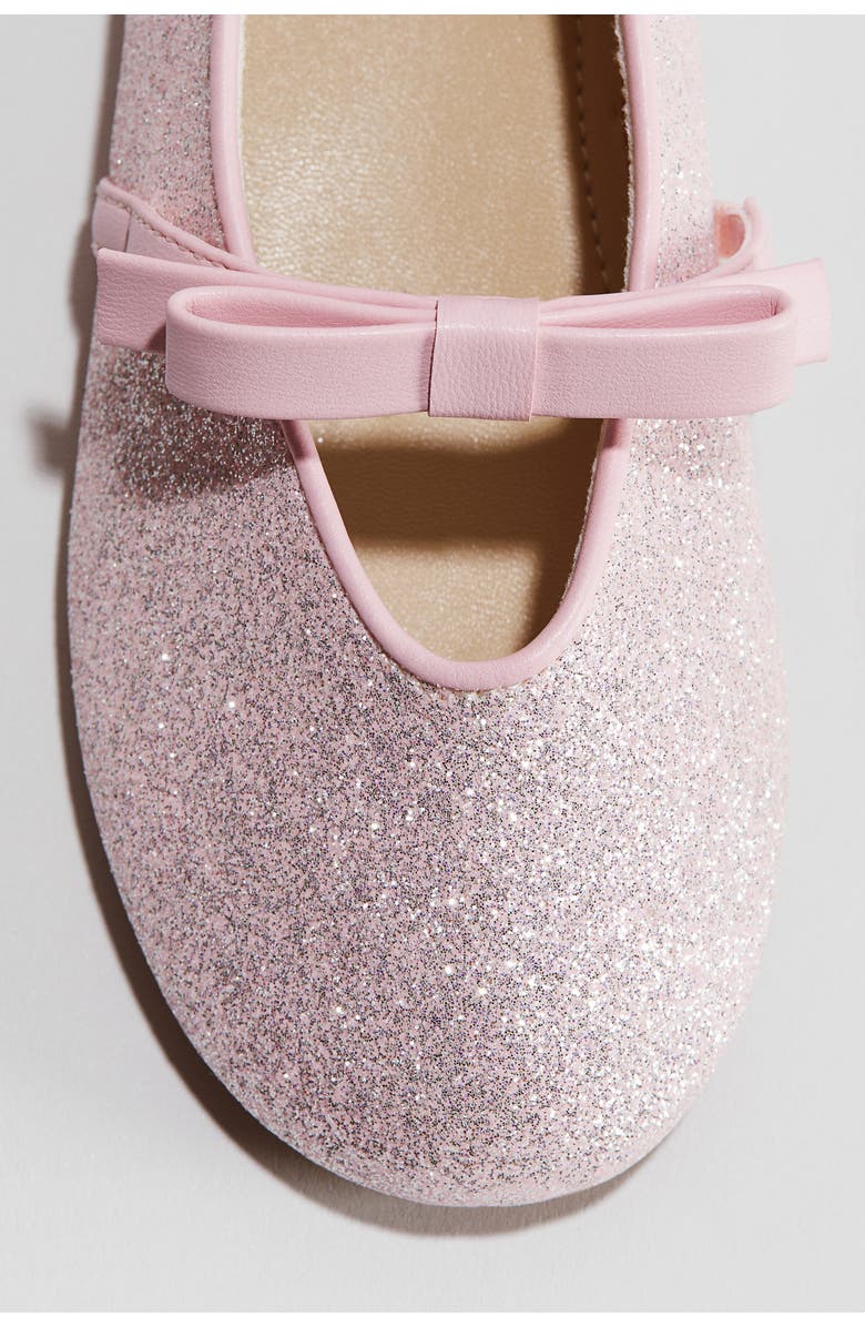 H&M Ballet Pumps, Alternate, color, Light Pink/Glittery
