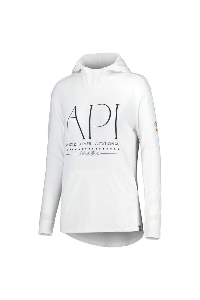Women's Levelwear White Arnold Palmer Vivid Pullover Hoodie, Alternate, color, White