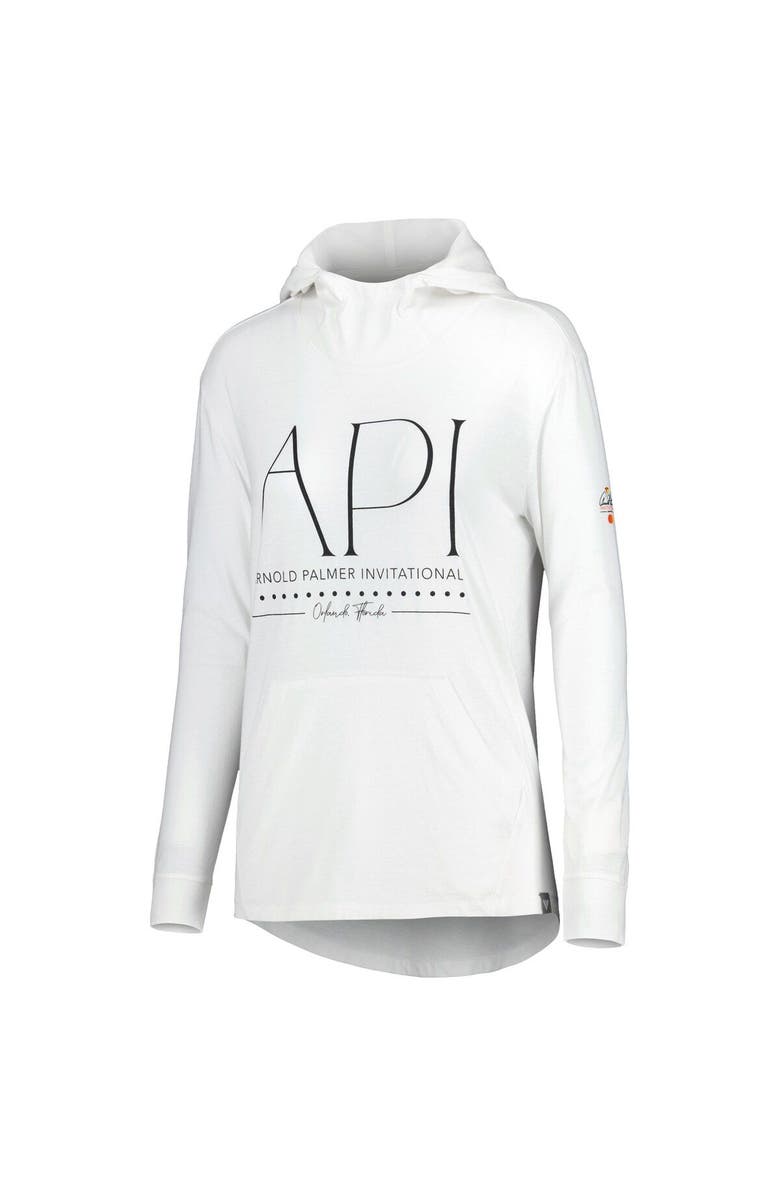 LEVELWEAR Women's Levelwear White Arnold Palmer Vivid Pullover Hoodie, Alternate, color, White
