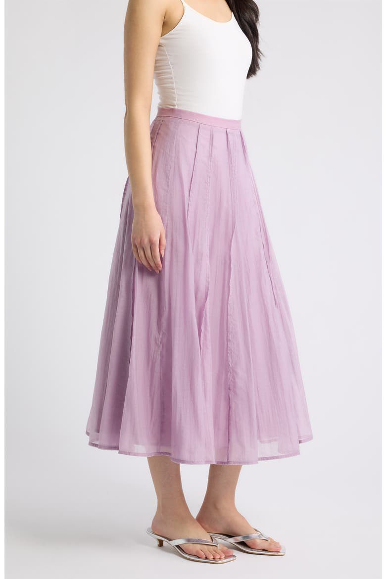 Journey Flared Maxi Skirt, Alternate, color, MAUVE
