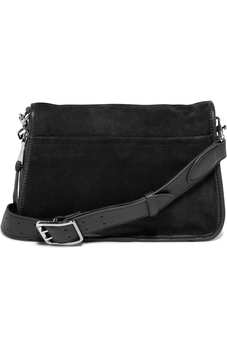 AIMEE Great Escape Suede Crossbody Bag, Alternate, color, Black Suede