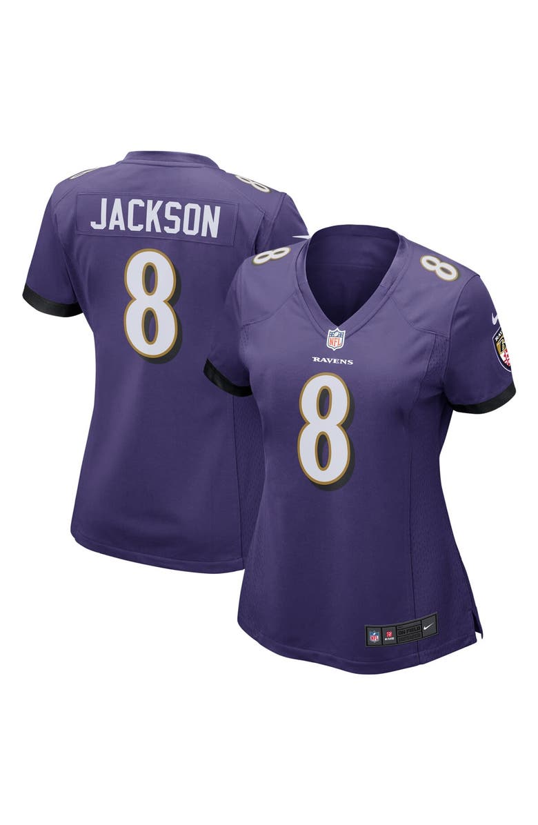Nike Women's Nike Lamar Jackson Purple Baltimore Ravens Game Jersey, Main, color, Purple
