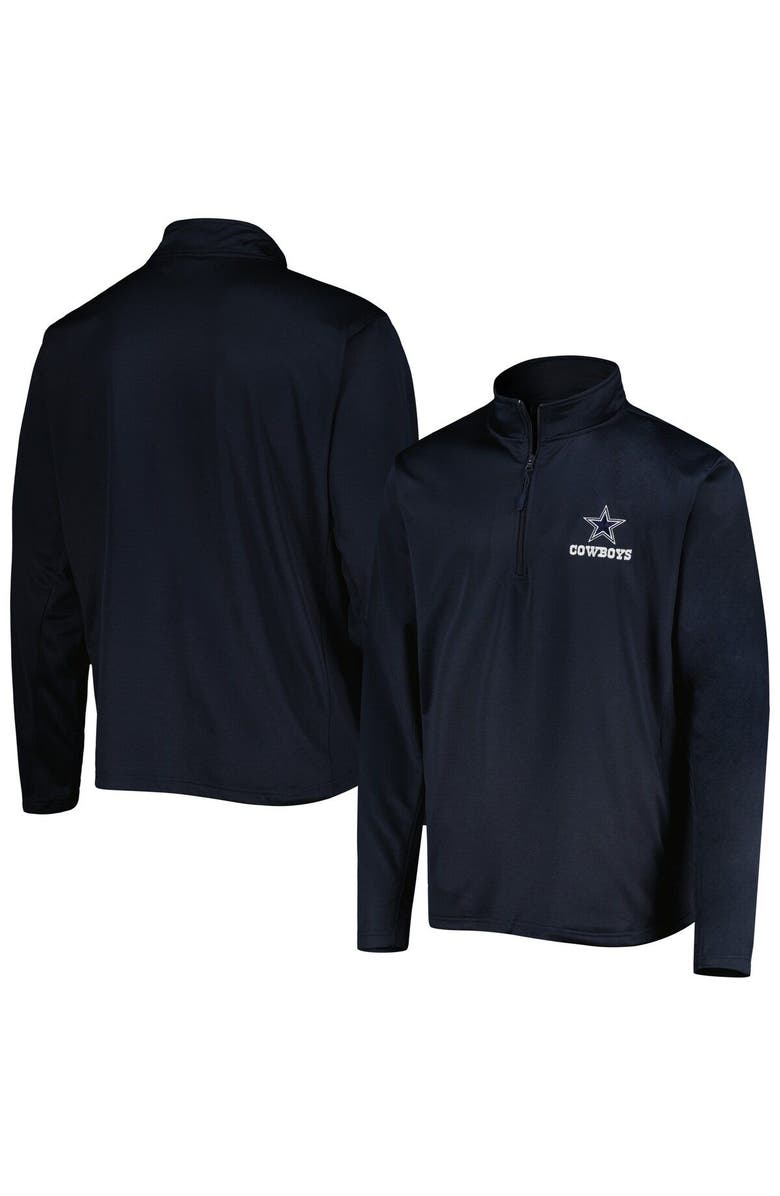 DUNBROOKE Men's Dunbrooke Navy Dallas Cowboys All-Star Tech Quarter-Zip Top, Main, color, Navy