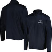 DUNBROOKE Men's Dunbrooke Navy Dallas Cowboys All-Star Tech Quarter-Zip Top