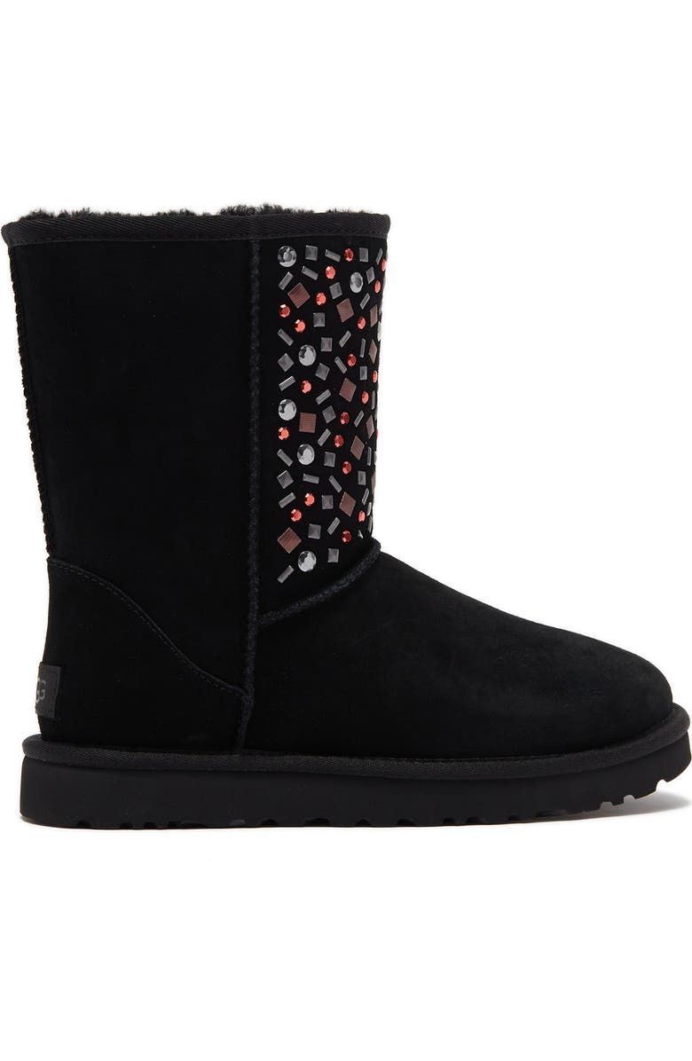 UGG<sup>®</sup> Ugg Classic Short Stud Genuine Shearling Boot, Alternate, color,