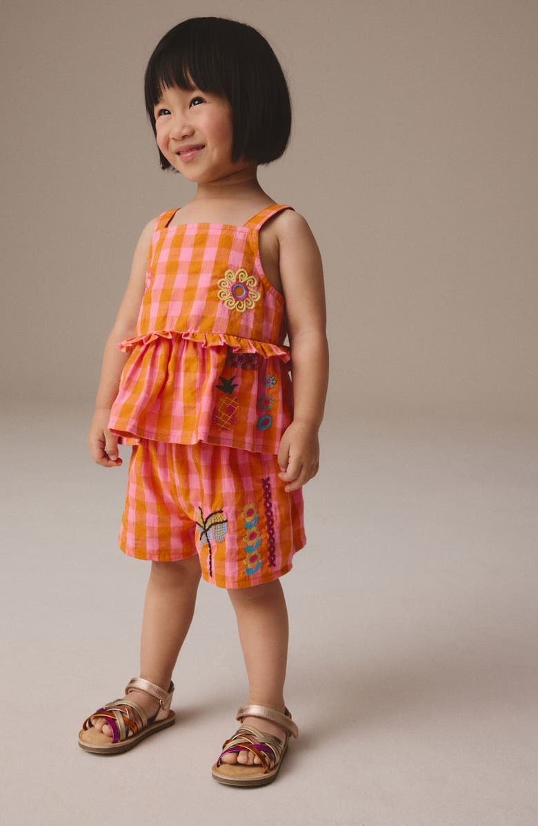 NEXT Kids' Gingham Top & Shorts Set, Alternate, color, 